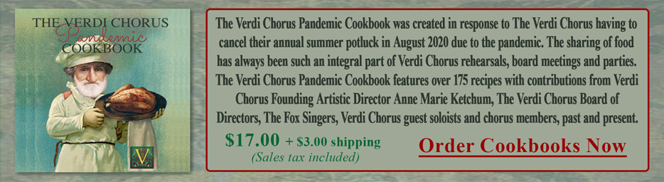 The Verdi Chorus Pandemic Cookbook